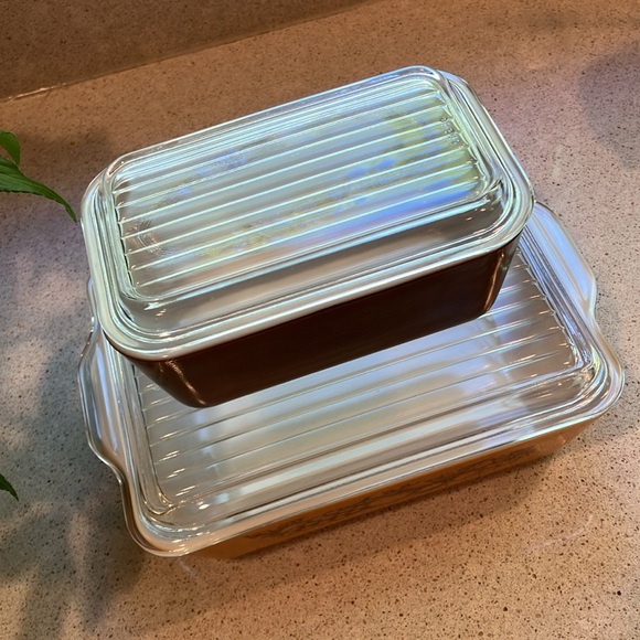 Vintage Pyrex Old Orchard Refrigerator Set - Picture 2 of 16